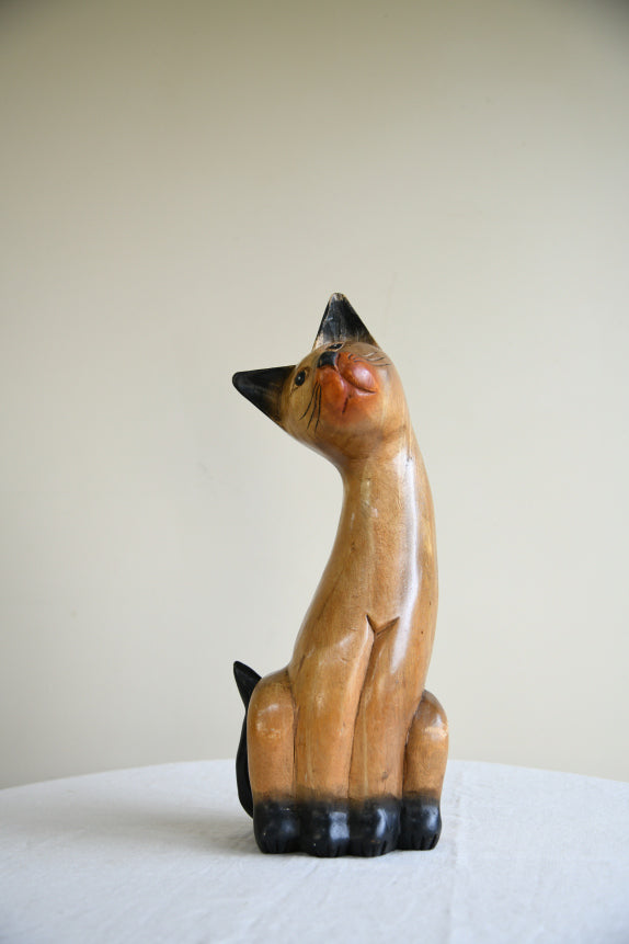 Decorative Wooden Cat