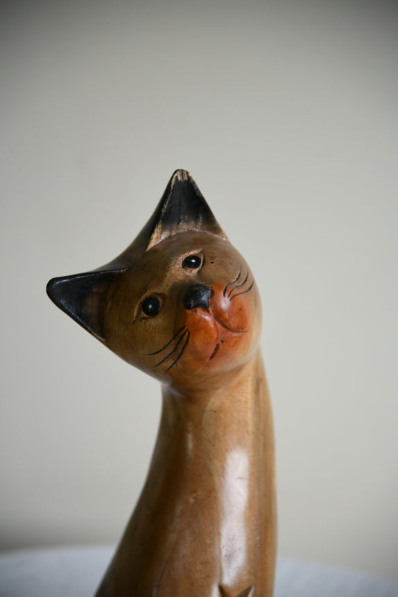 Decorative Wooden Cat