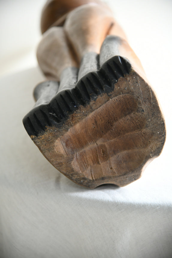 Large Decorative Wooden Cat