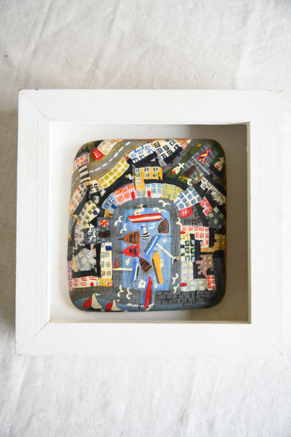 Cornish Town - Jenny Birchall Mixed Media