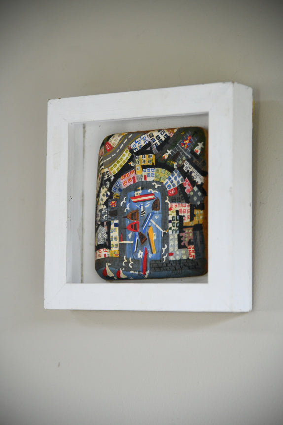 Cornish Town - Jenny Birchall Mixed Media