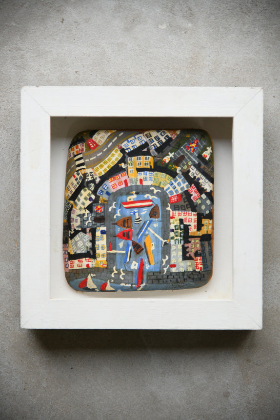 Cornish Town - Jenny Birchall Mixed Media