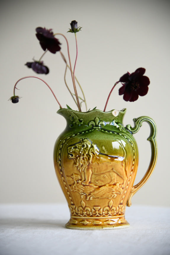 Antique Majolica Pitcher
