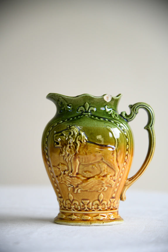 Antique Majolica Pitcher