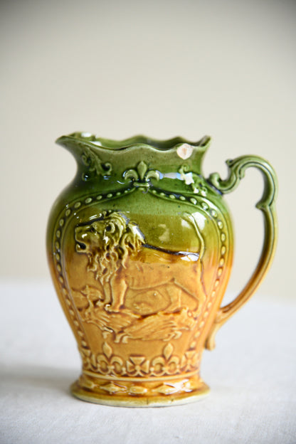 Antique Majolica Pitcher