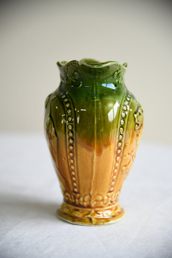 Antique Majolica Pitcher