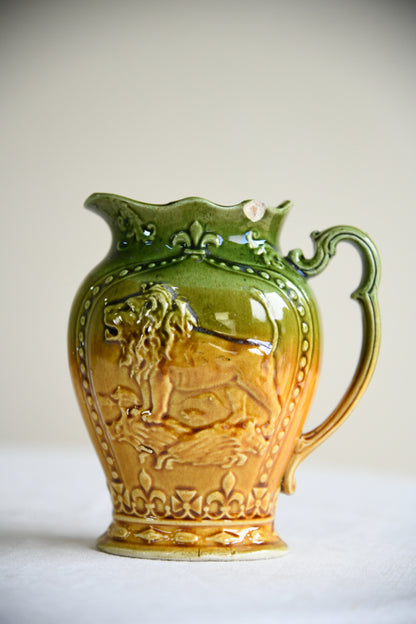 Antique Majolica Pitcher