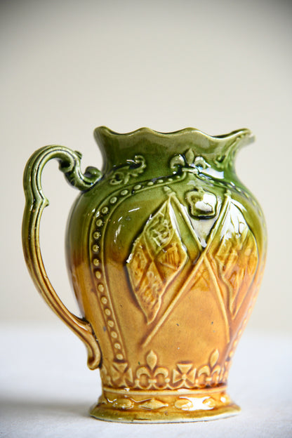 Antique Majolica Pitcher
