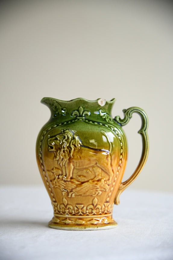 Antique Majolica Pitcher