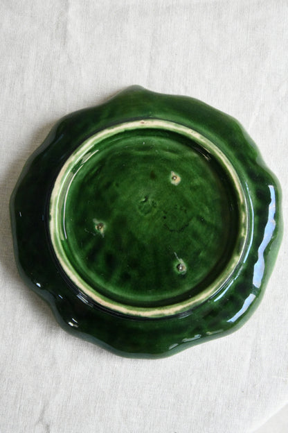 Majolica Cabbage Plate