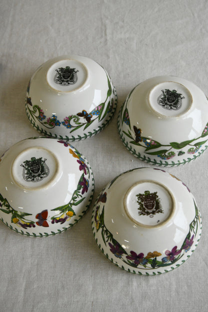 4 Vintage Portmeirion Botanic Garden Bowls