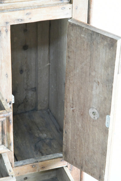 Antique Pine & Mahogany Glazed Dresser