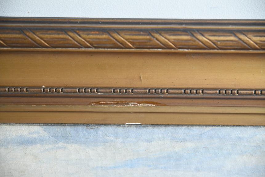 Dramatic Coastal Oil Painting