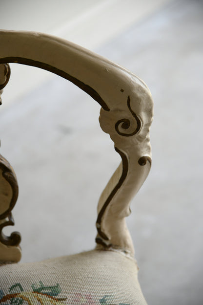 Rococo Style Cream & Gilt Chair