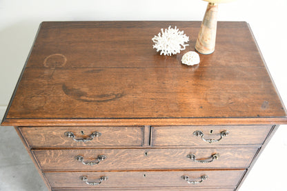 Georgian Oak Chest of Drawers