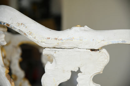 Rococo Style Cream & Gilt Chair