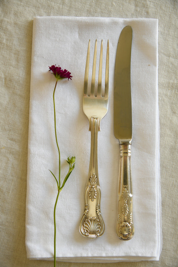 George Butler Kings Pattern 6 Dinner Knives & Forks