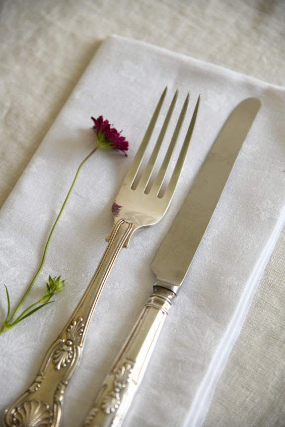 Viners Kings Pattern Dinner Knives & Forks