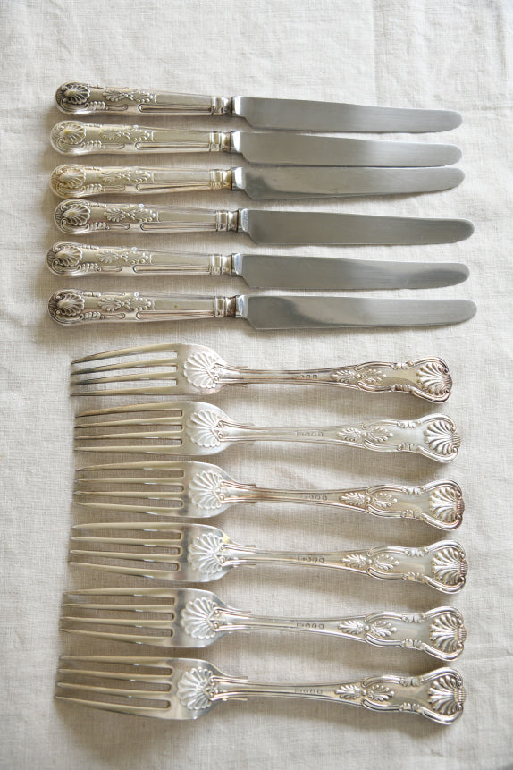 Viners Kings Pattern Small Knives & Forks