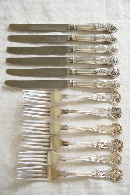 Viners Kings Pattern Small Knives & Forks