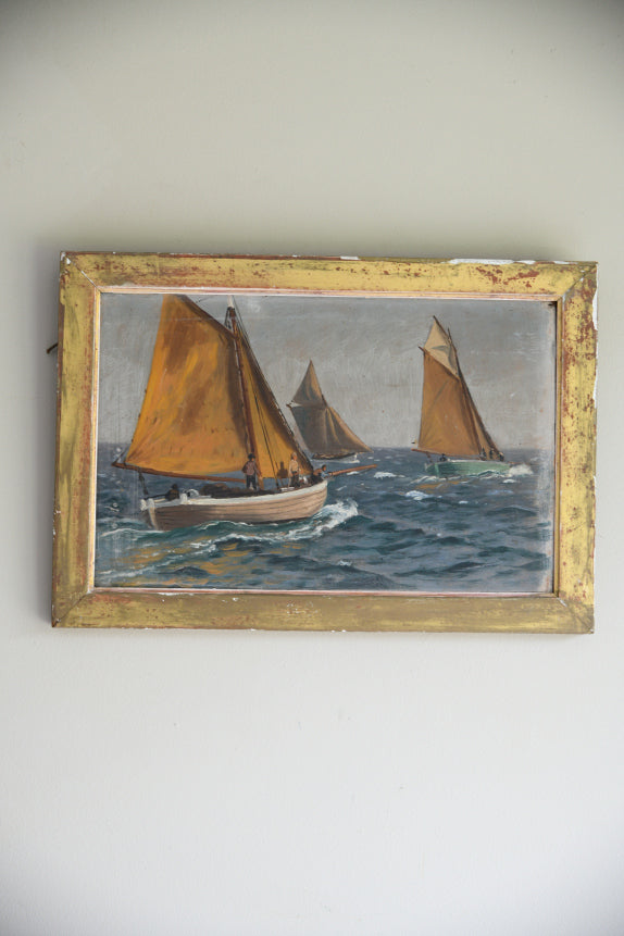 Nautical Oil On Board