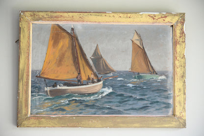 Nautical Oil On Board