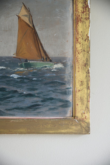 Nautical Oil On Board
