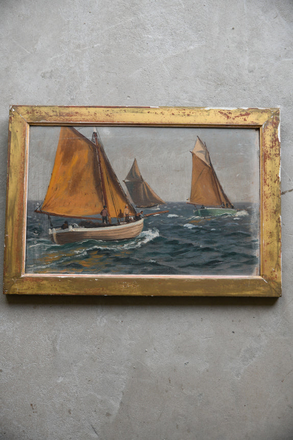 Nautical Oil On Board