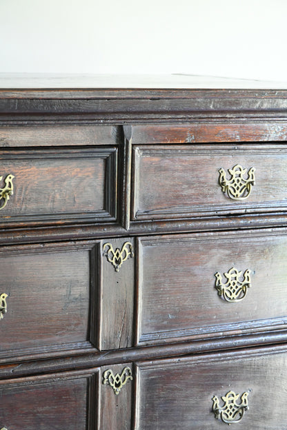 18th Century Style Oak Chest On Stand