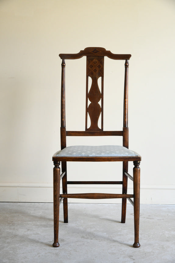 Edwardian Stained Beech Occasional Chair
