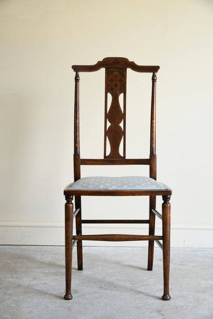 Edwardian Stained Beech Occasional Chair
