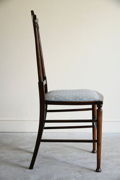 Edwardian Stained Beech Occasional Chair