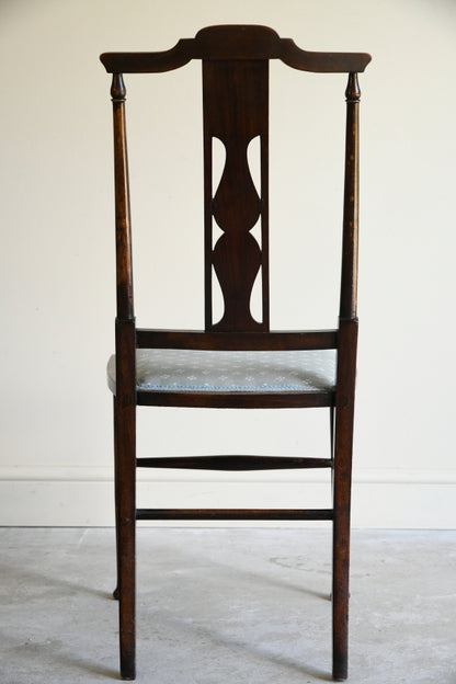 Edwardian Stained Beech Occasional Chair