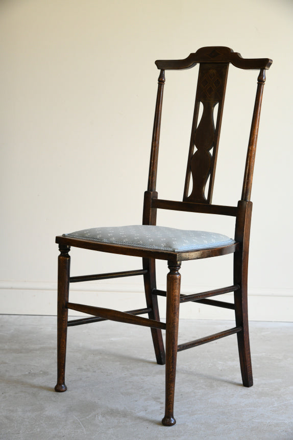 Edwardian Stained Beech Occasional Chair