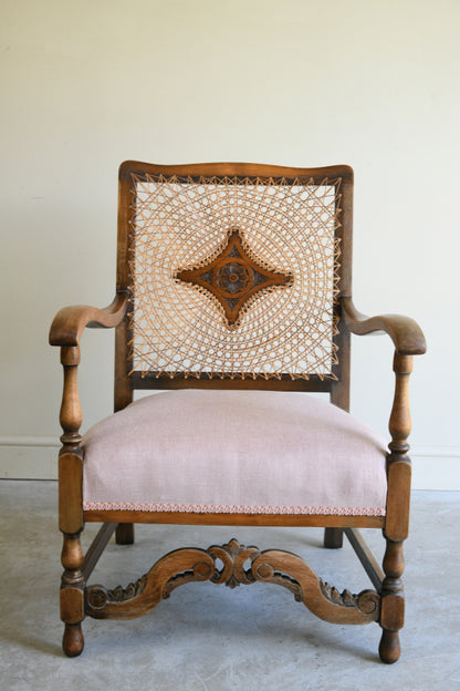 Early 20th Century Beech Armchair