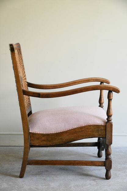 Early 20th Century Beech Armchair