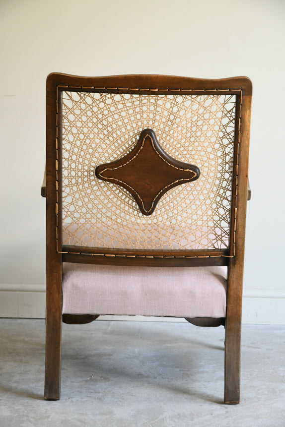 Early 20th Century Beech Armchair