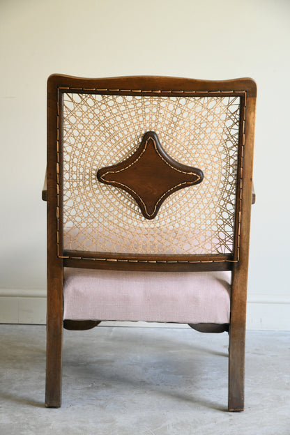 Early 20th Century Beech Armchair