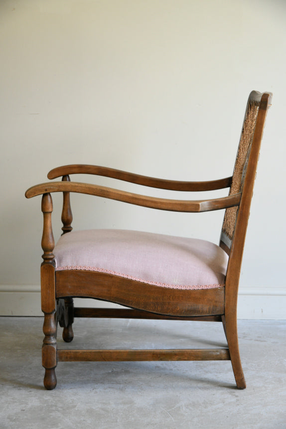 Early 20th Century Beech Armchair