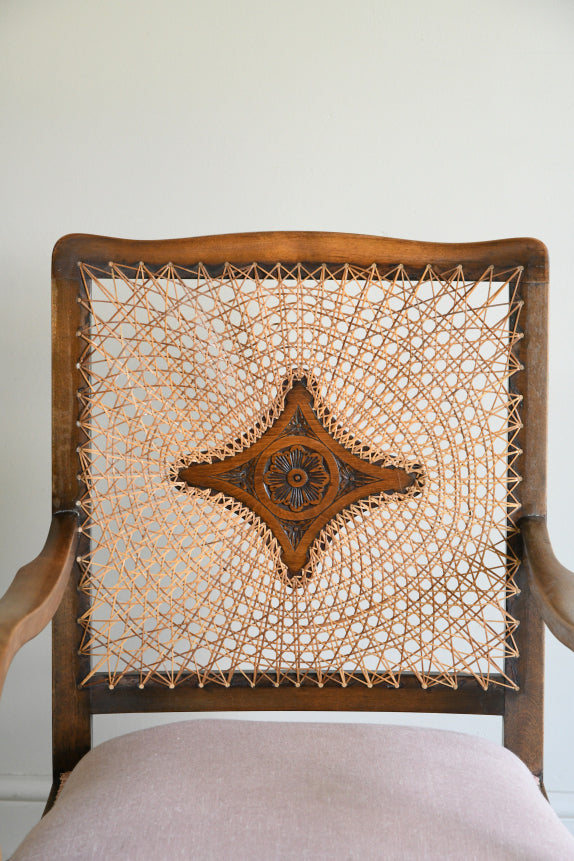 Early 20th Century Beech Armchair