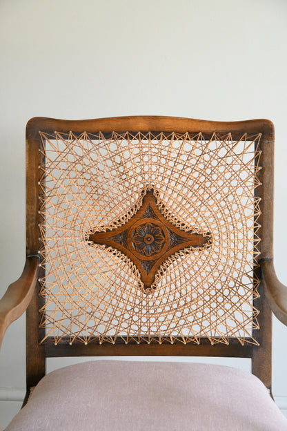 Early 20th Century Beech Armchair