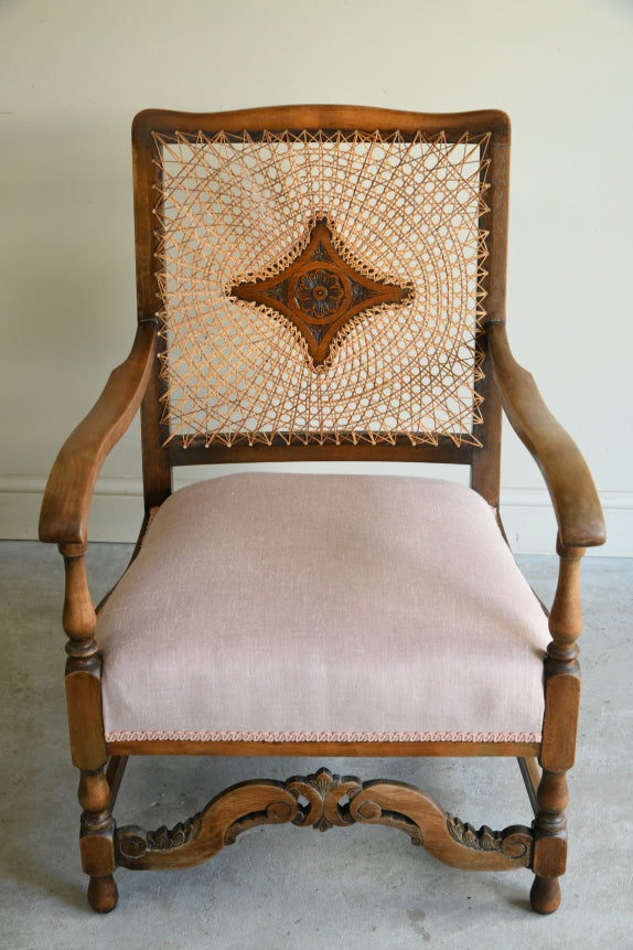 Early 20th Century Beech Armchair