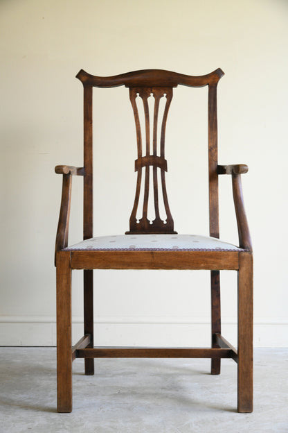 Single Chippendale Style Carver Chair