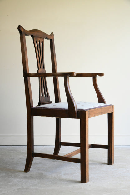 Single Chippendale Style Carver Chair