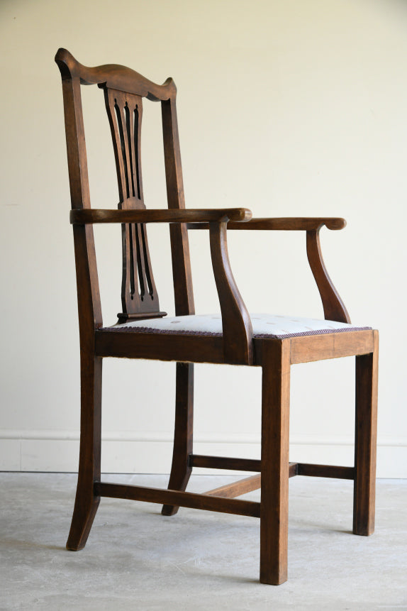 Single Chippendale Style Carver Chair
