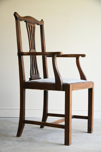 Single Chippendale Style Carver Chair