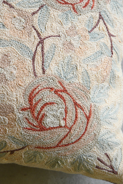 Single Crewel Work Cushion