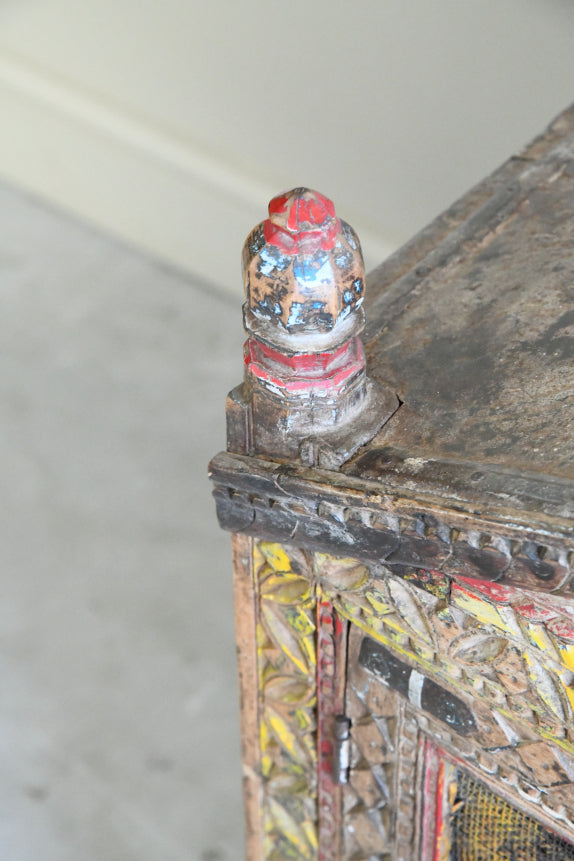 Polychrome Indian Cupboard Damchiya