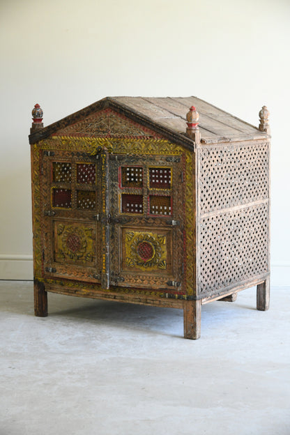 Polychrome Indian Cupboard Damchiya