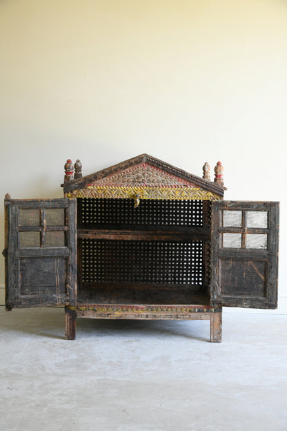 Polychrome Indian Cupboard Damchiya